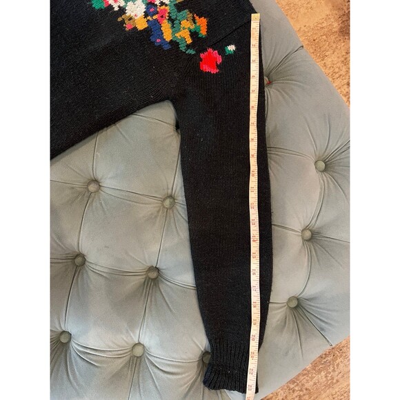 VTG Vintage HTF Bobbie Brooks Floral Knit embroidered Sweater - Picture 7 of 8